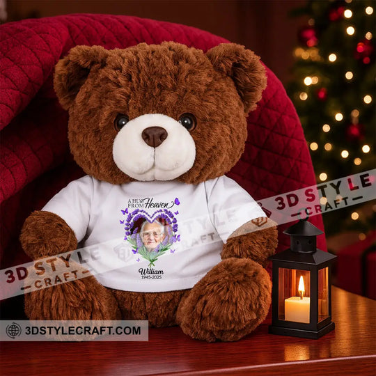 A Hug From Heaven Bear, Personalized Teddy Bear Shirt style option 4