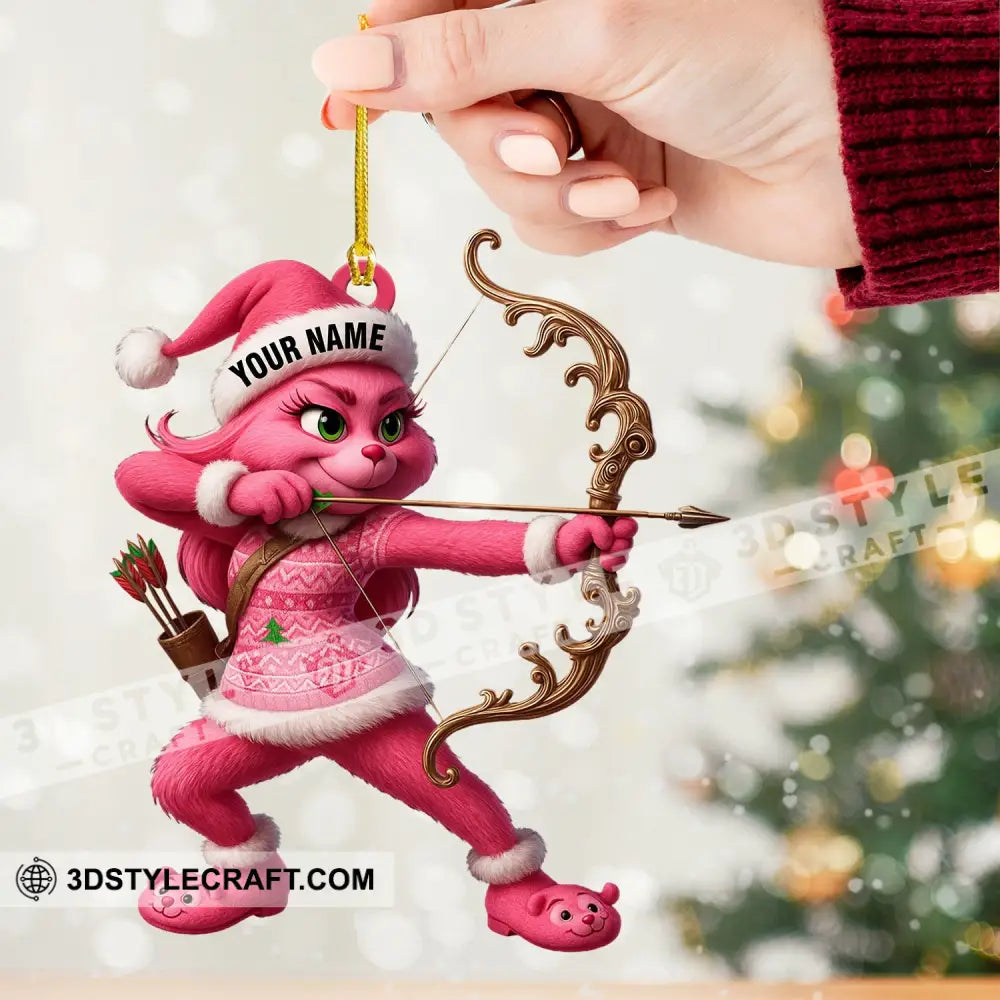 Archery Lover Home Decor Christmas Ornament Personalized Ornament Ornament