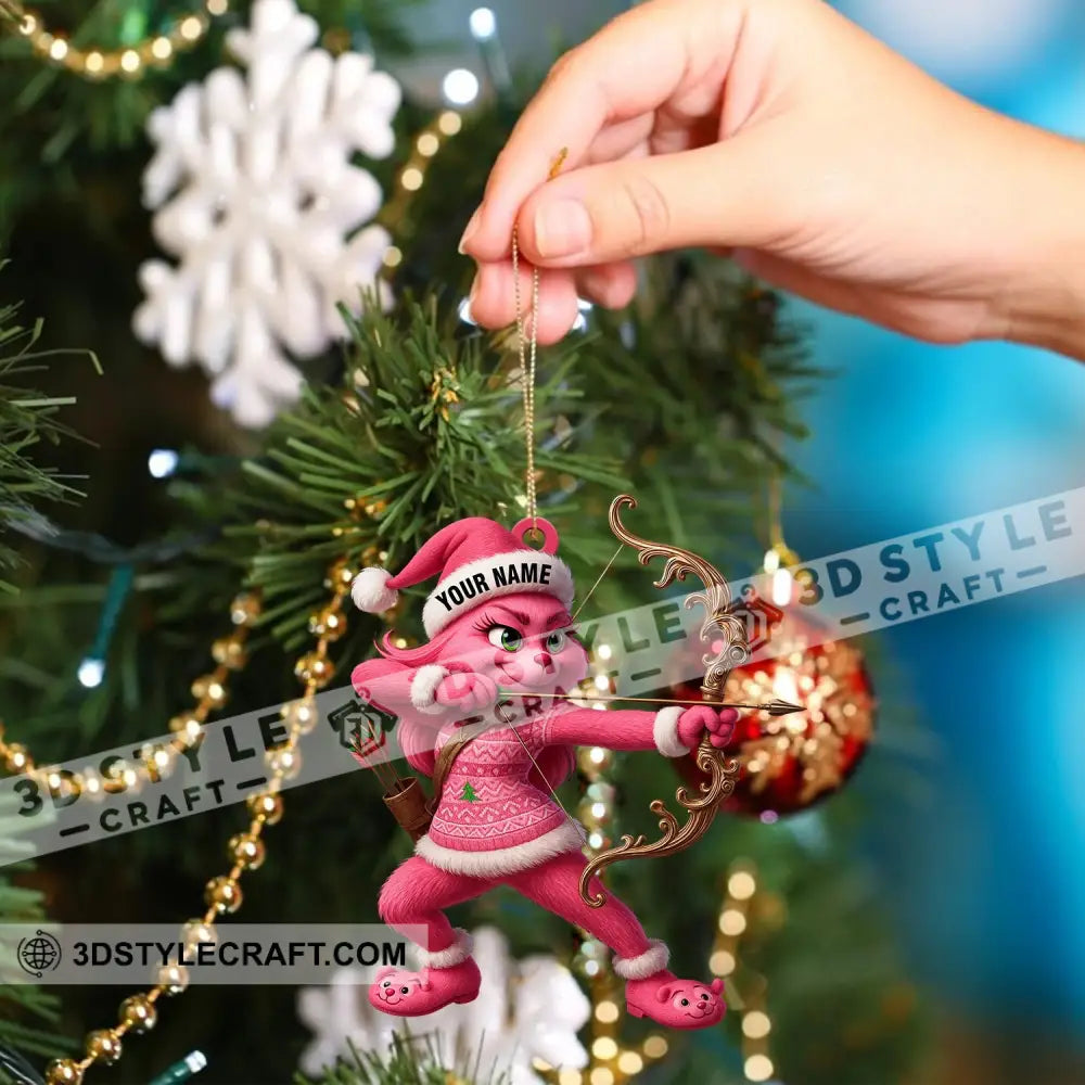 Archery Lover Home Decor Christmas Ornament Personalized Ornament Ornament