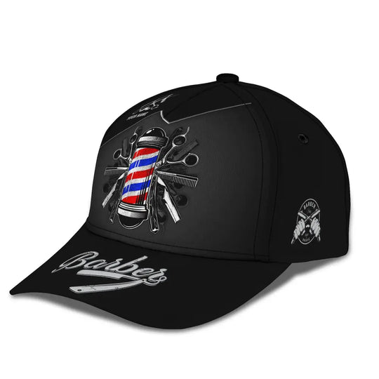 Barber Classic Cap, Hairstylist Hat, Unisex Barber Hat style option 2