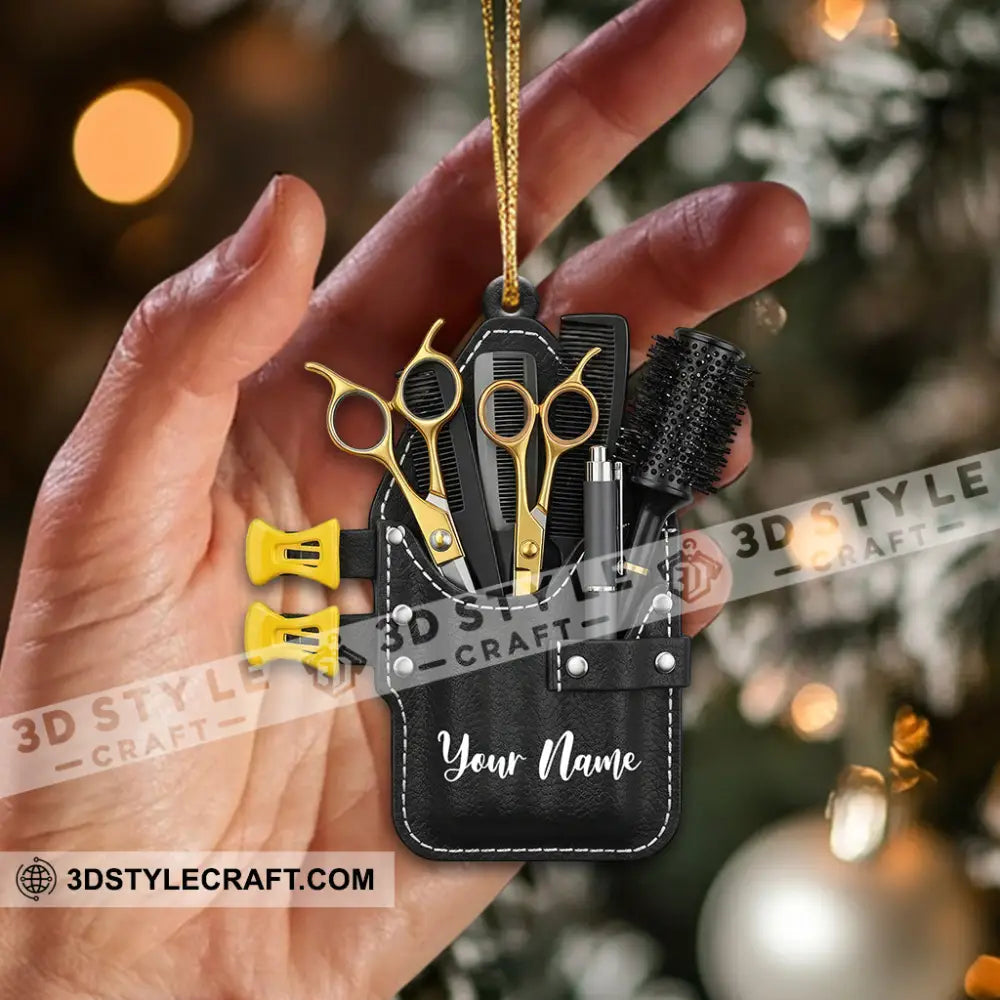 Barber Set Home Decor Christmas Ornament Personalized Ornament Ornament