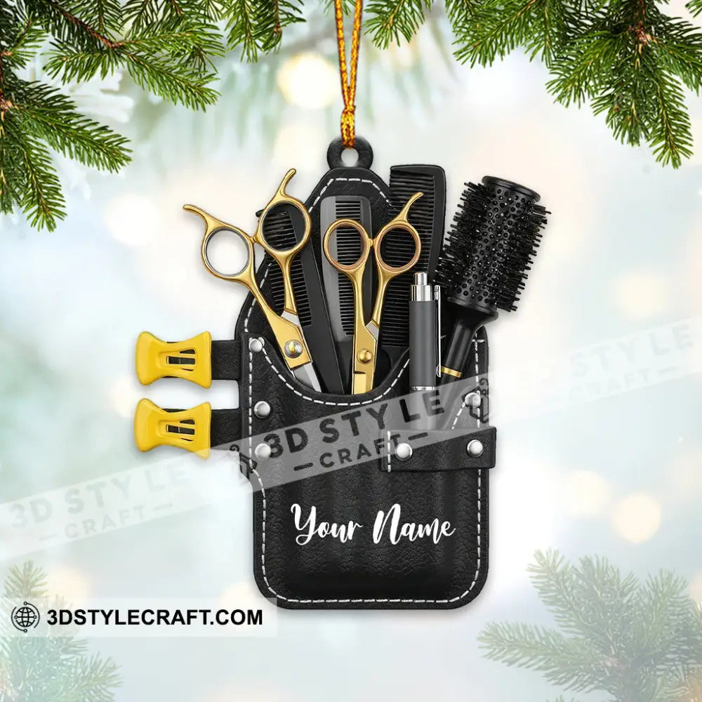 Barber Set Home Decor Christmas Ornament Personalized Ornament Ornament