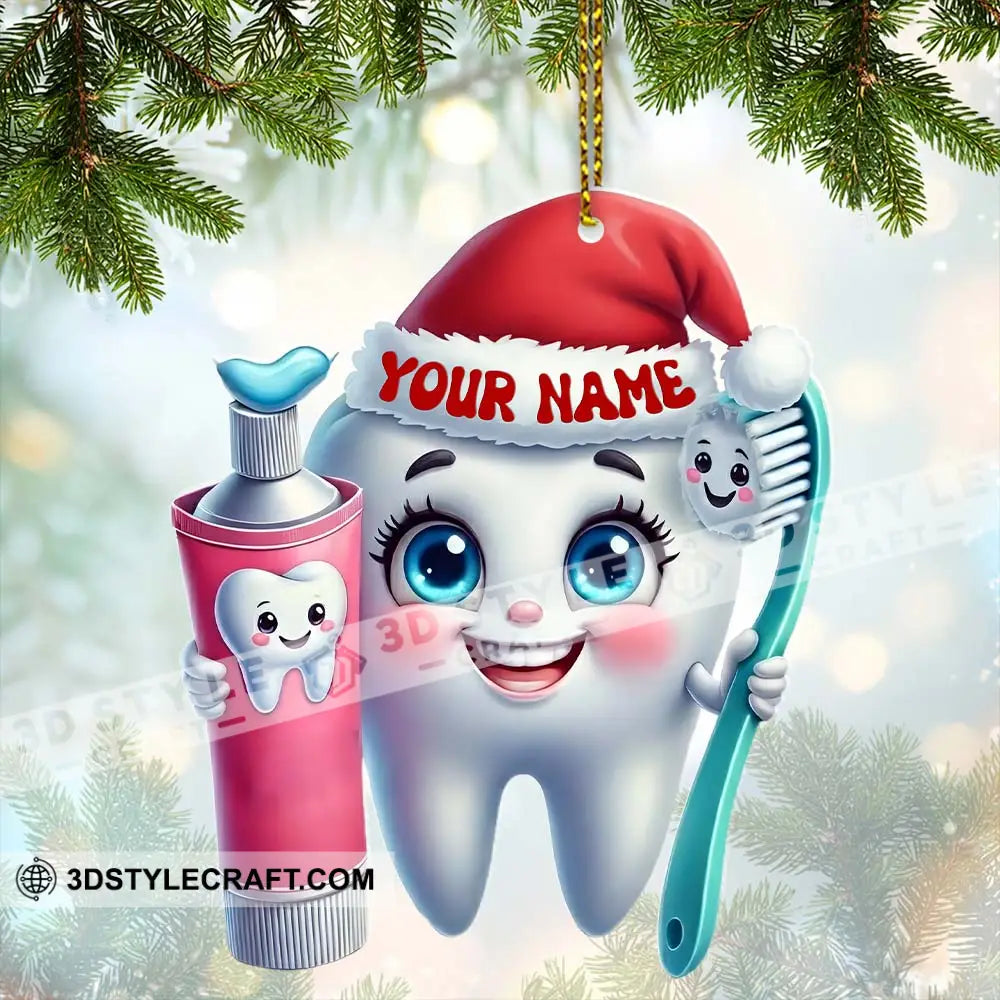 Beautiful Teeth Home Decor Christmas Ornament Personalized Ornament Ornament