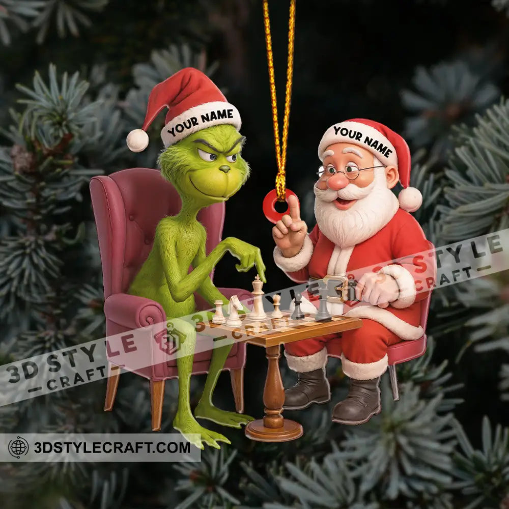 Chess Partner Home Decor Christmas Ornament Personalized Ornament Ornament