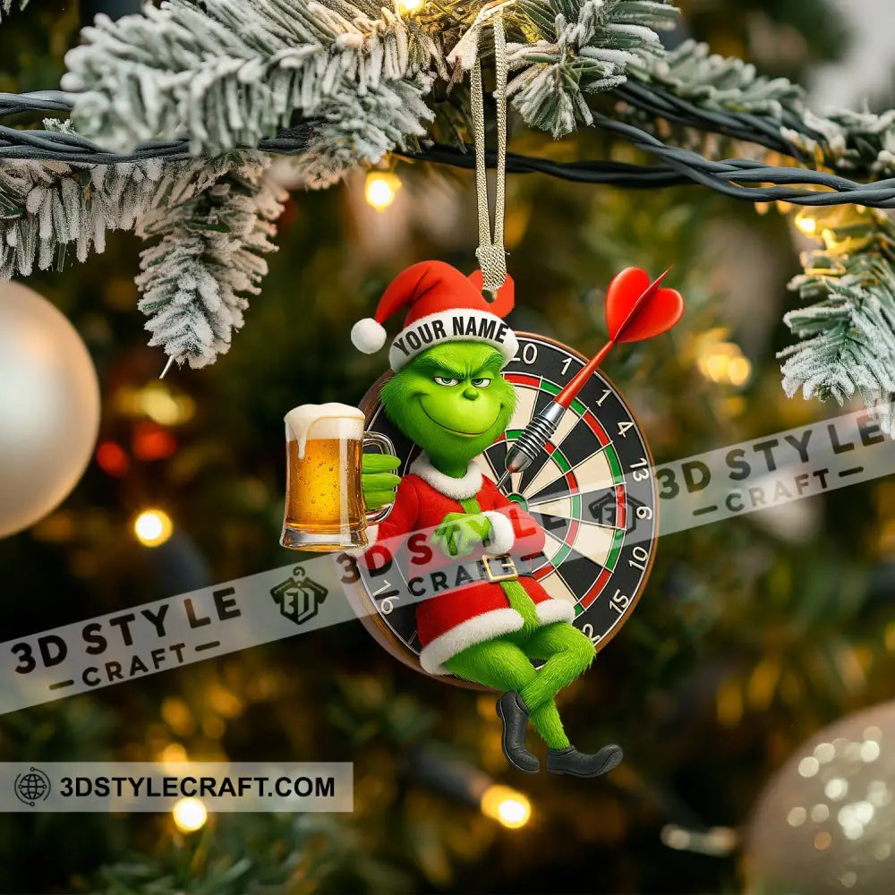 Christmas Darts Lover Home Decor Christmas Ornament Personalized Ornament Ornament