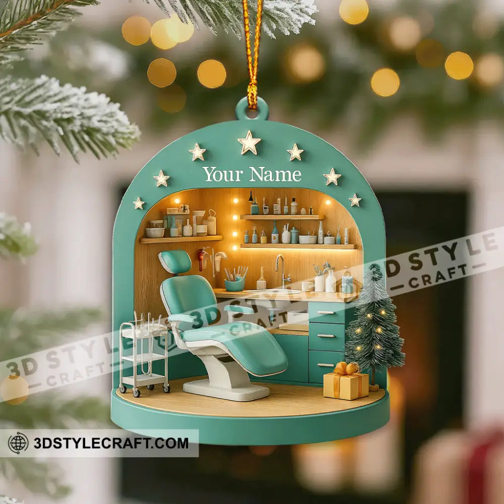 Christmas Dental Clinic Home Decor Christmas Ornament Personalized Ornament Ornament