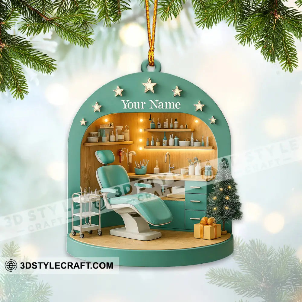 Christmas Dental Clinic Home Decor Christmas Ornament Personalized Ornament Ornament