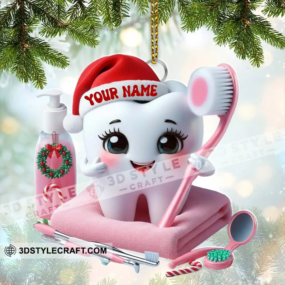 Christmas Dentist Home Decor Christmas Ornament Personalized Ornament Ornament