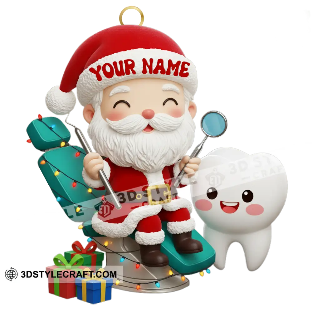 Christmas Dentist Home Decor Christmas Ornament Personalized Ornament Ornament