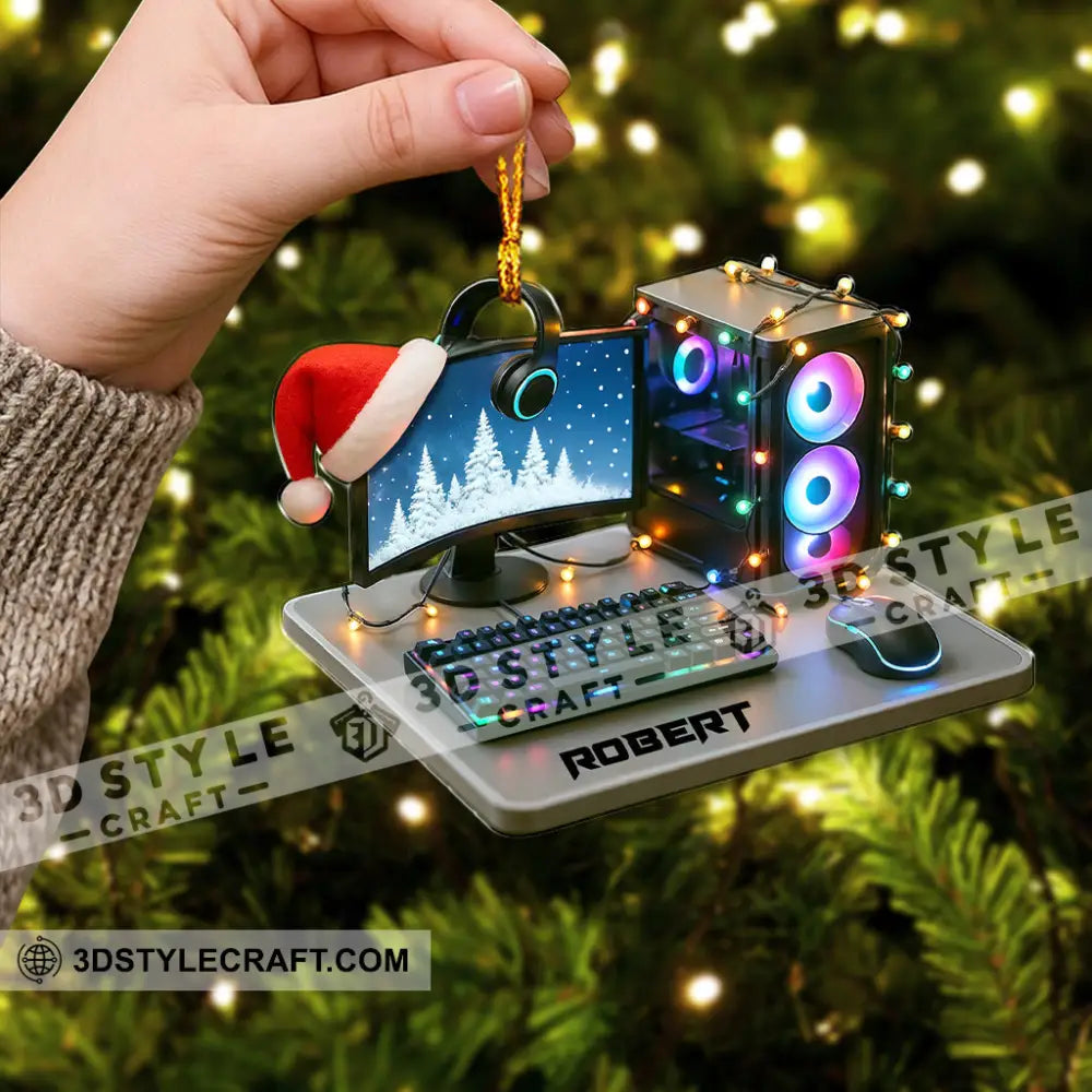 Christmas Gaming Lover Home Decor Christmas Ornament Personalized Ornament Ornament