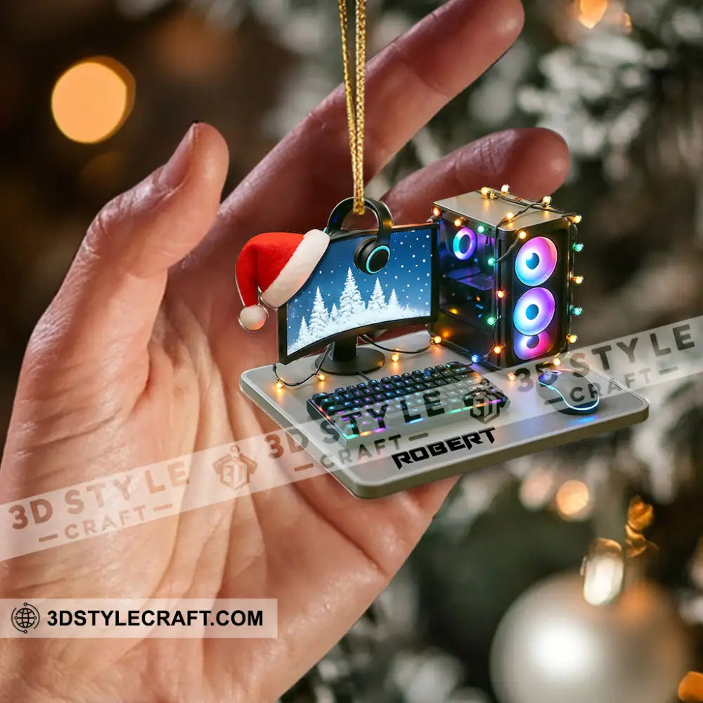 Christmas Gaming Lover Home Decor Christmas Ornament Personalized Ornament Ornament
