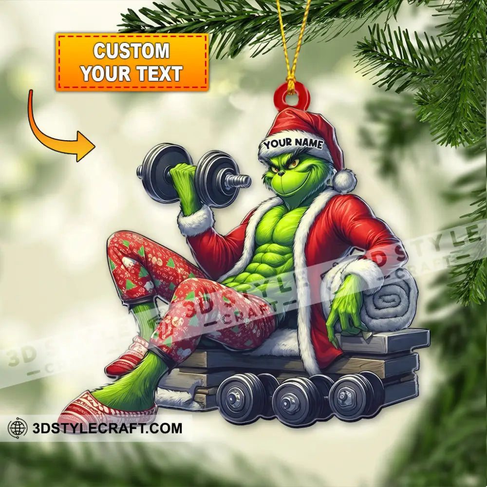 Christmas Gymer ELF Home Decor Christmas Ornament Personalized Ornament 3.54’’ / 1 Ornament Ornament