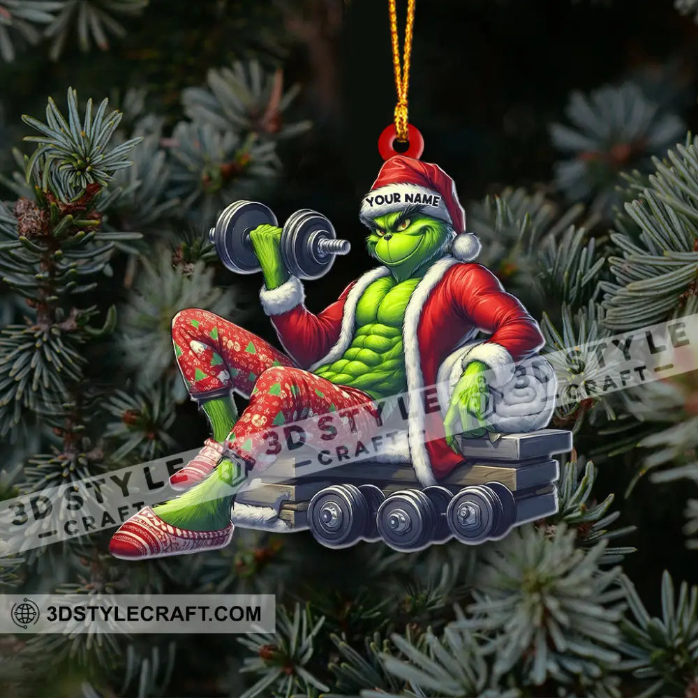 Christmas Gymer ELF Home Decor Christmas Ornament Personalized Ornament Ornament