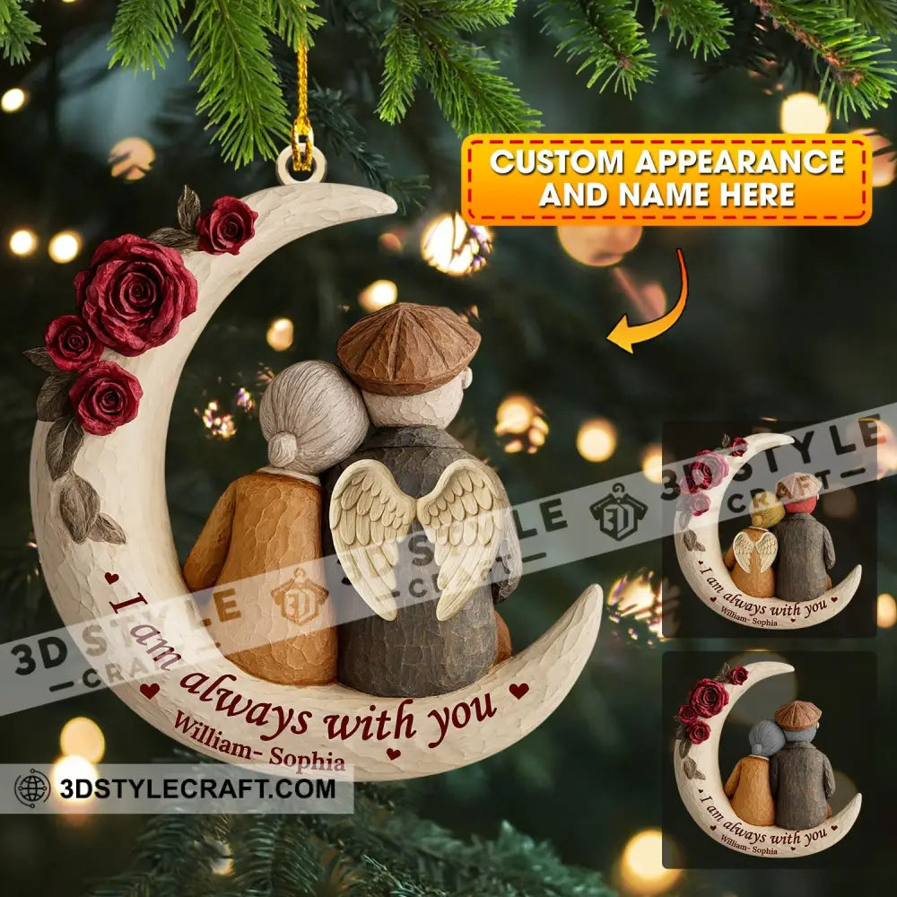 Christmas I Am Always With You Home Decor Christmas Ornament Personalized Ornament 3.54’’ / 1 Ornament Ornament
