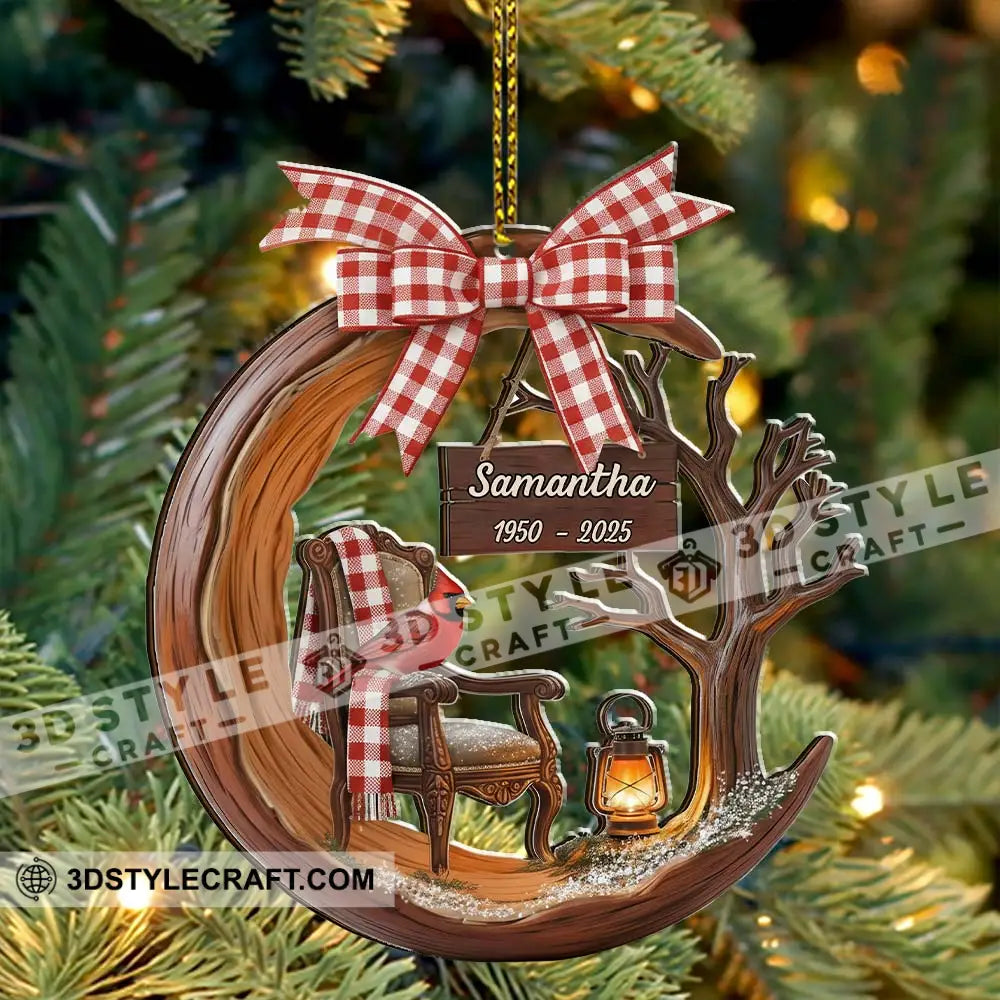 Christmas Memorial Home Decor Christmas Ornament Personalized Ornament Ornament