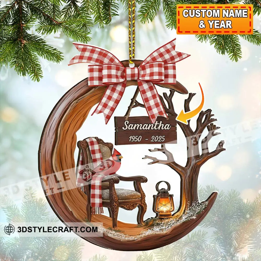 Christmas Memorial Home Decor Christmas Ornament Personalized Ornament 3.54’’ / 1 Ornament Ornament