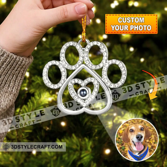 Christmas Memorial Pet Home Decor Christmas Ornament Personalized Ornament 3.54’’ / 1 Ornament Ornament