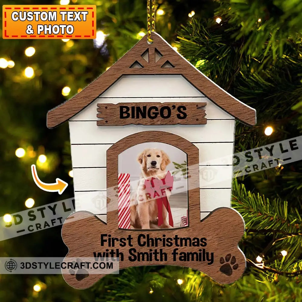 Christmas Pet Home Decor Christmas Ornament Personalized Ornament 3.54’’ / 1 Ornament Ornament