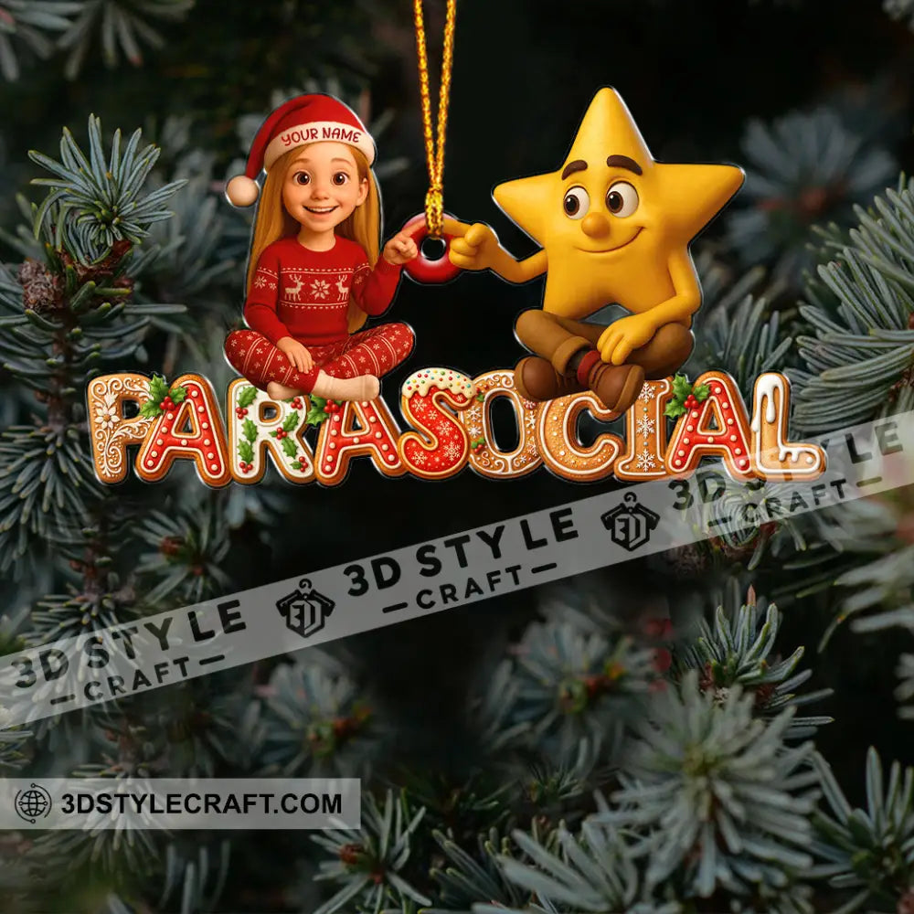 Christmas Photo And Name Home Decor Christmas Ornament Personalized Ornament Ornament