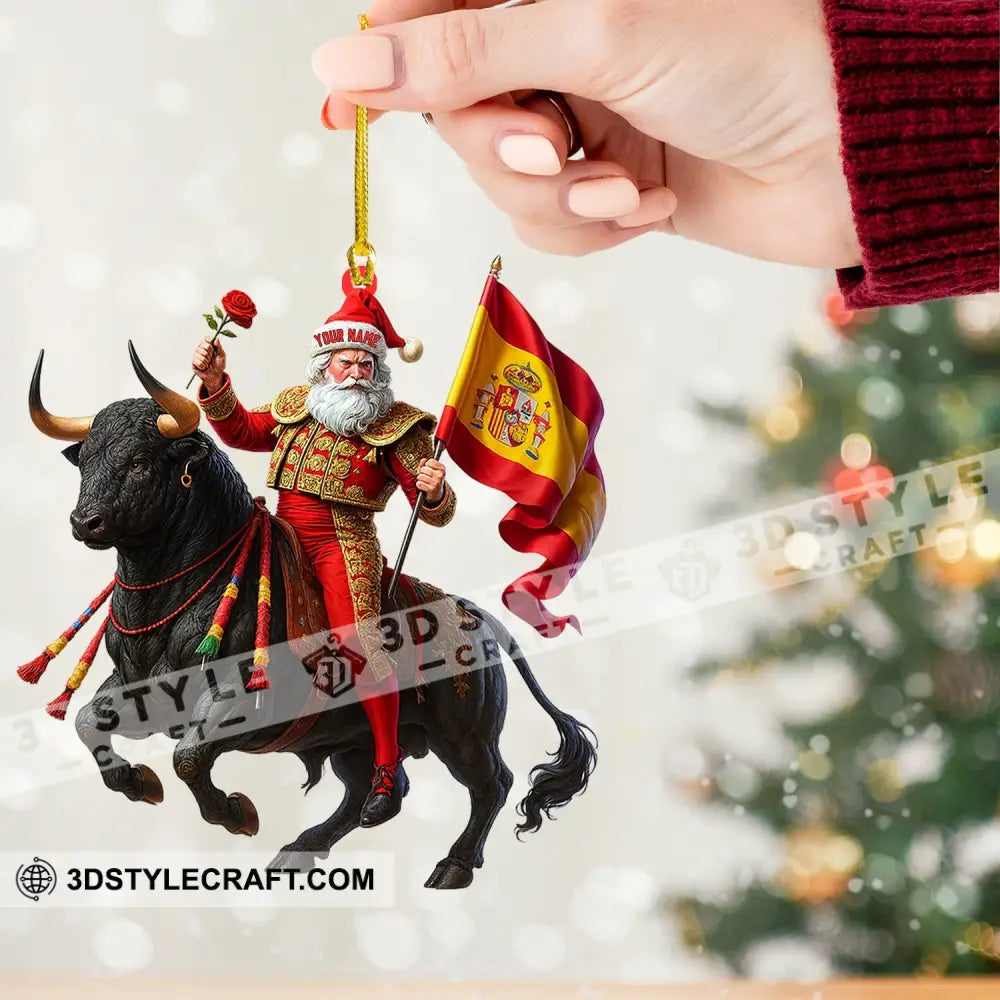 Christmas Spain Home Decor Christmas Ornament Personalized Ornament Ornament