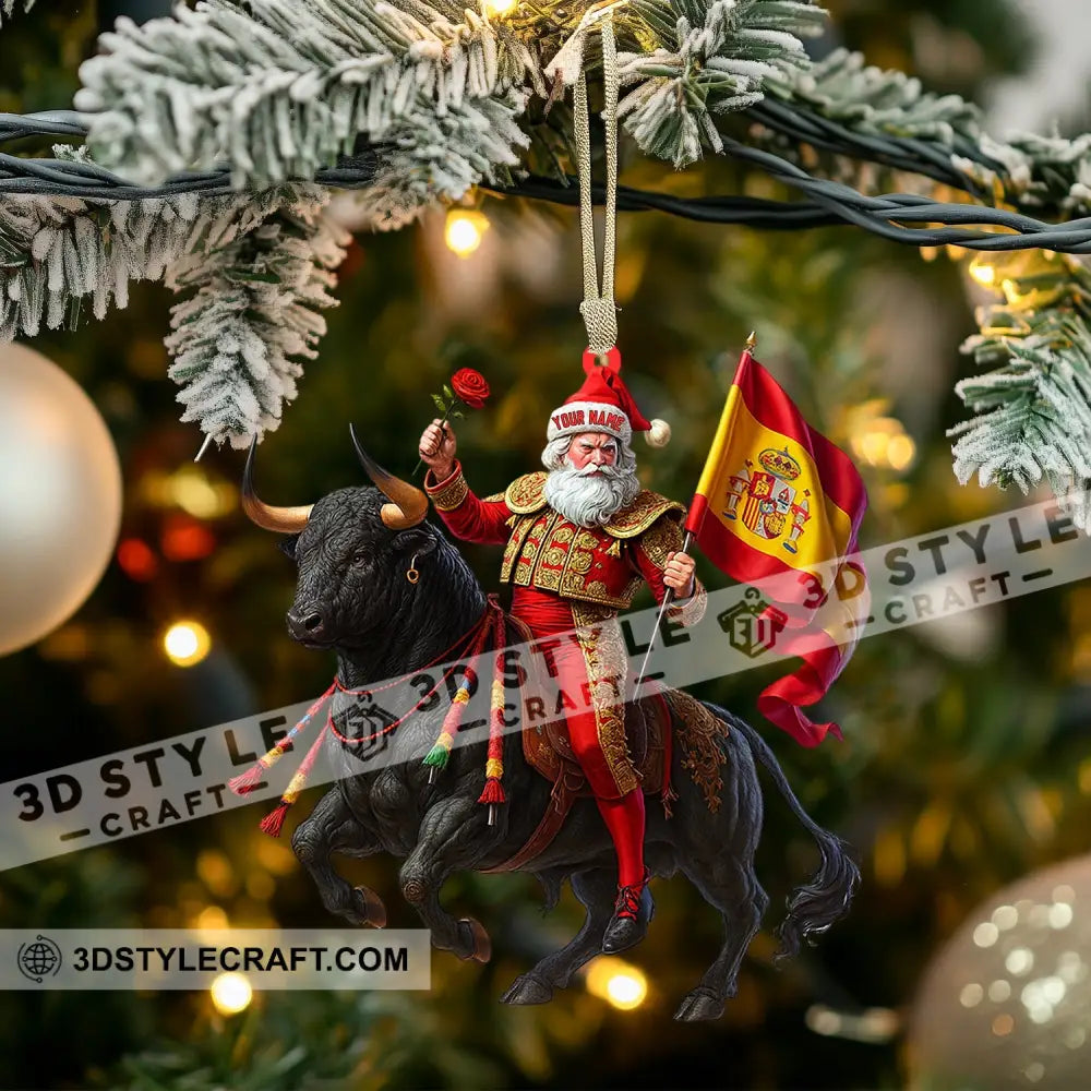 Christmas Spain Home Decor Christmas Ornament Personalized Ornament Ornament