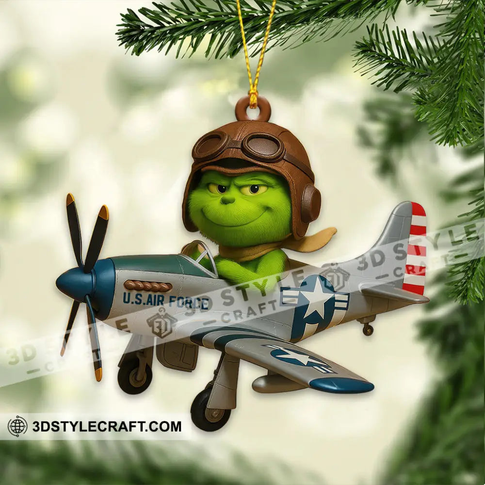 Christmas United States Air Force Home Decor Christmas Ornament Personalized Ornament Ornament