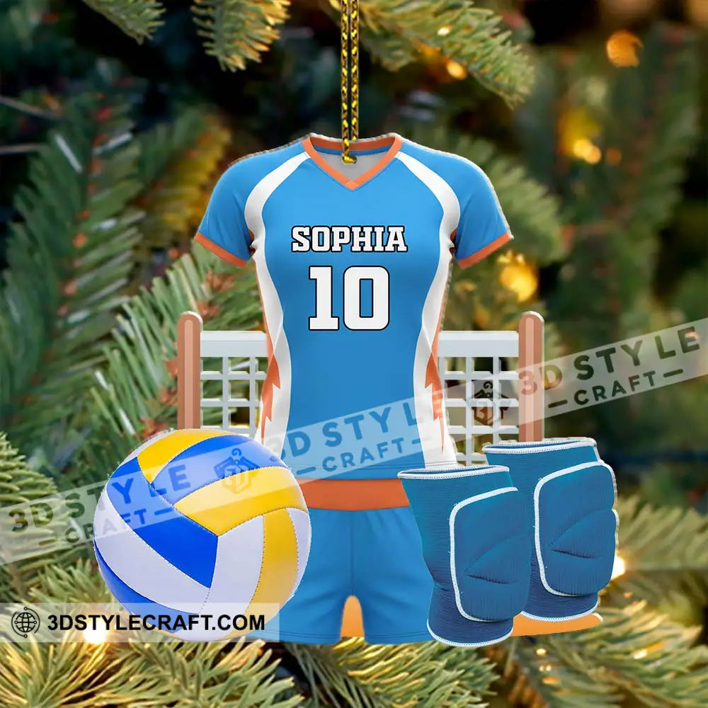 Christmas Volleyball Home Decor Christmas Ornament Personalized Ornament Ornament