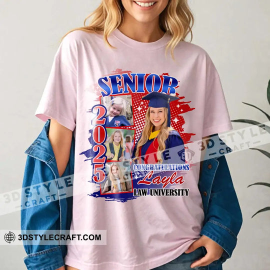 Congrats Graduation - Personalized T-Shirt style option 2