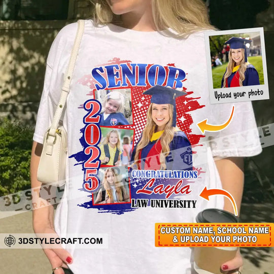 Congrats Graduation - Personalized T-Shirt style option 1
