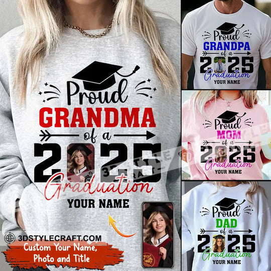Congrats Graduation - Personalized T-Shirt style option 1