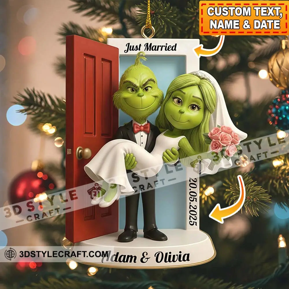 Couple Home Decor Christmas Ornament Personalized Ornament Ornament