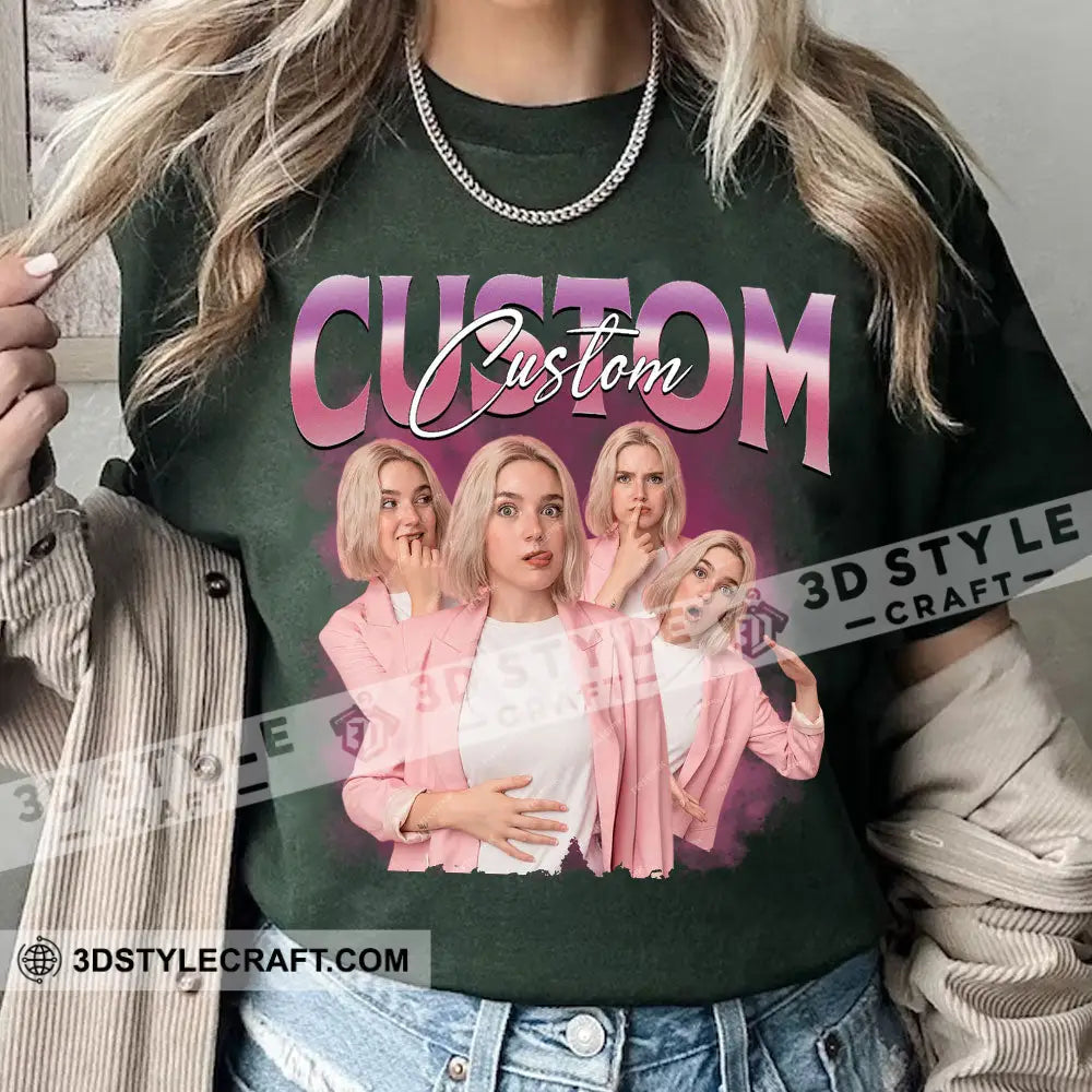 Custom Background And Name Pet Lover Shirt - Personalized T-Shirt Apparel