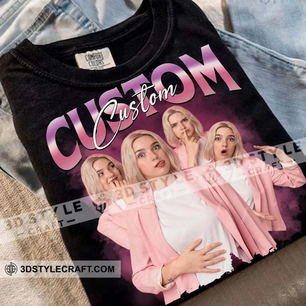 Custom Background And Name Pet Lover Shirt - Personalized T-Shirt Apparel
