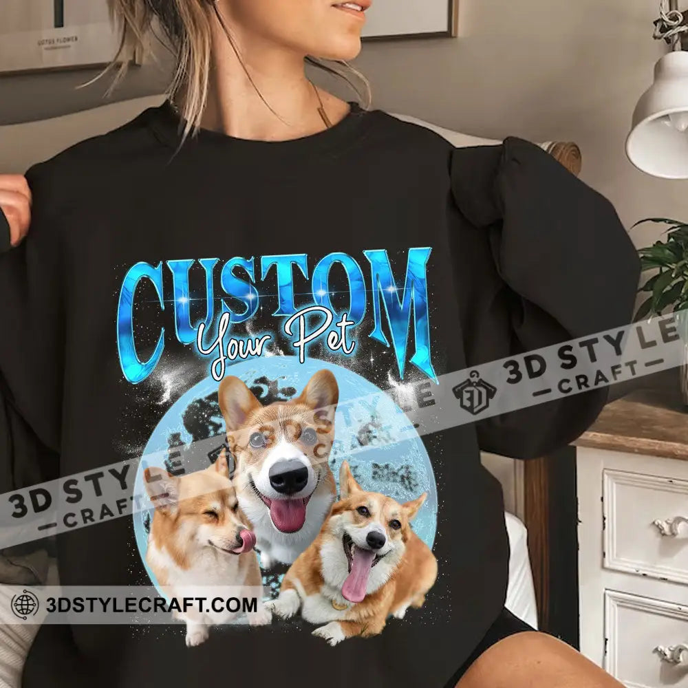 Custom Background And Name Pet Lover Shirt - Personalized T-Shirt Apparel