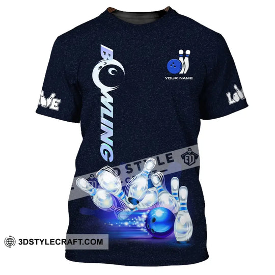 Custom Unisex Shirt, Bowling Polo Shirt, Bowling T-Shirt, Shirt For Bowling Lovers style option 2