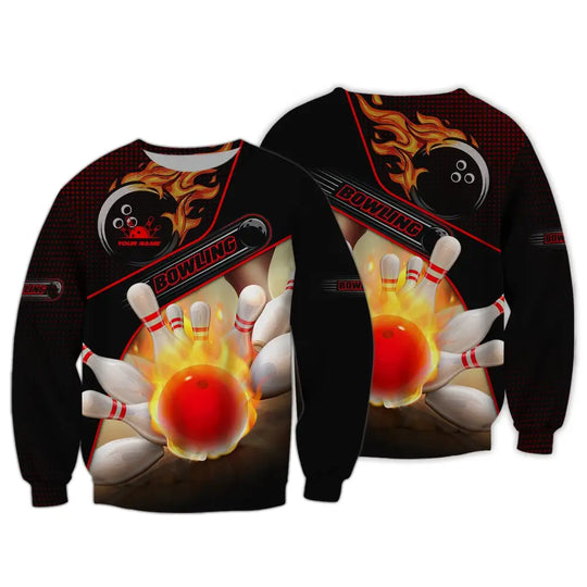 Custom Unisex Shirt, Bowling T-Shirt, Shirt For Bowling Lovers style option 3