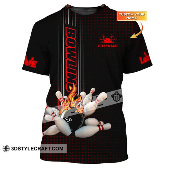 Custom Unisex Shirt, Bowling T-Shirt, Bowling Polo, Bowling Shirt, Shirt For Bowling Lovers style option 1