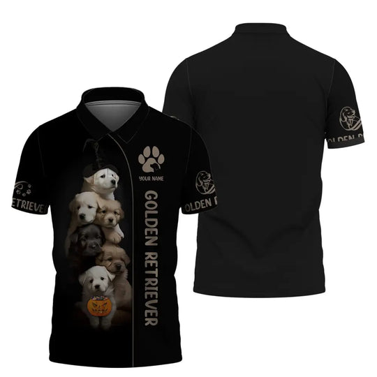 Custom Unisex Shirt, Golden Retriever Halloween T-Shirt, Halloween Hoodie, Pet Shirt Halloween style option 4