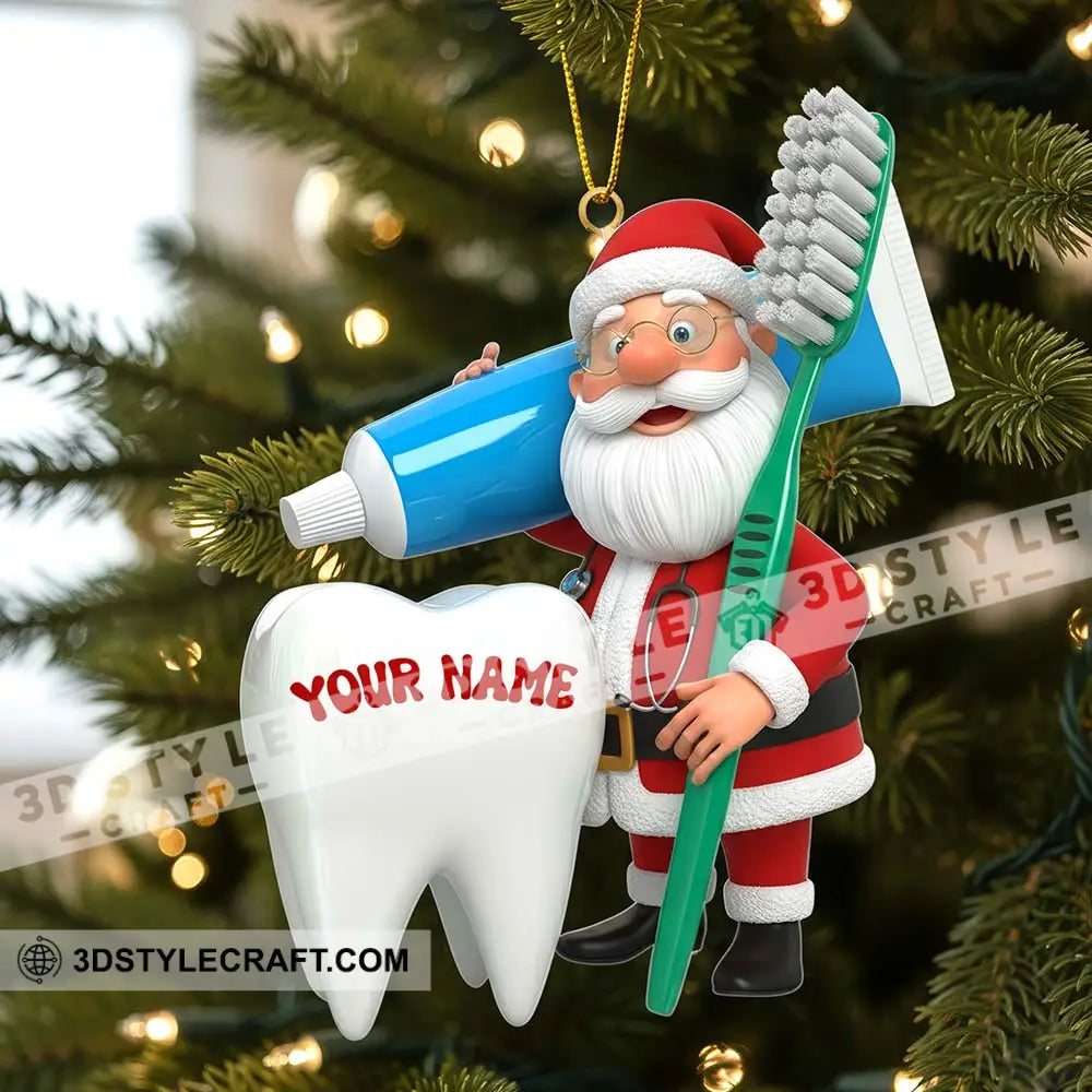 Dentist Home Decor Christmas Ornament Personalized Ornament Ornament