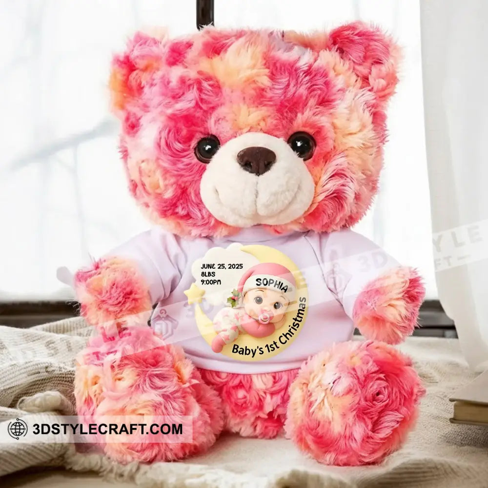 First Christmas Baby Personalized Teddy Bear Shirt Graduate Teddy Bear Shirt