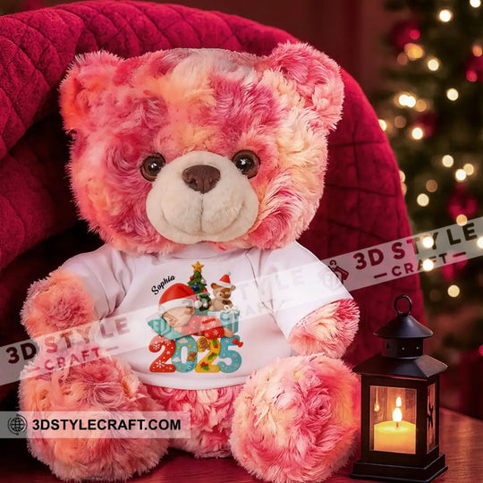 First Christmas Baby, Personalized Teddy Bear Shirt style option 4