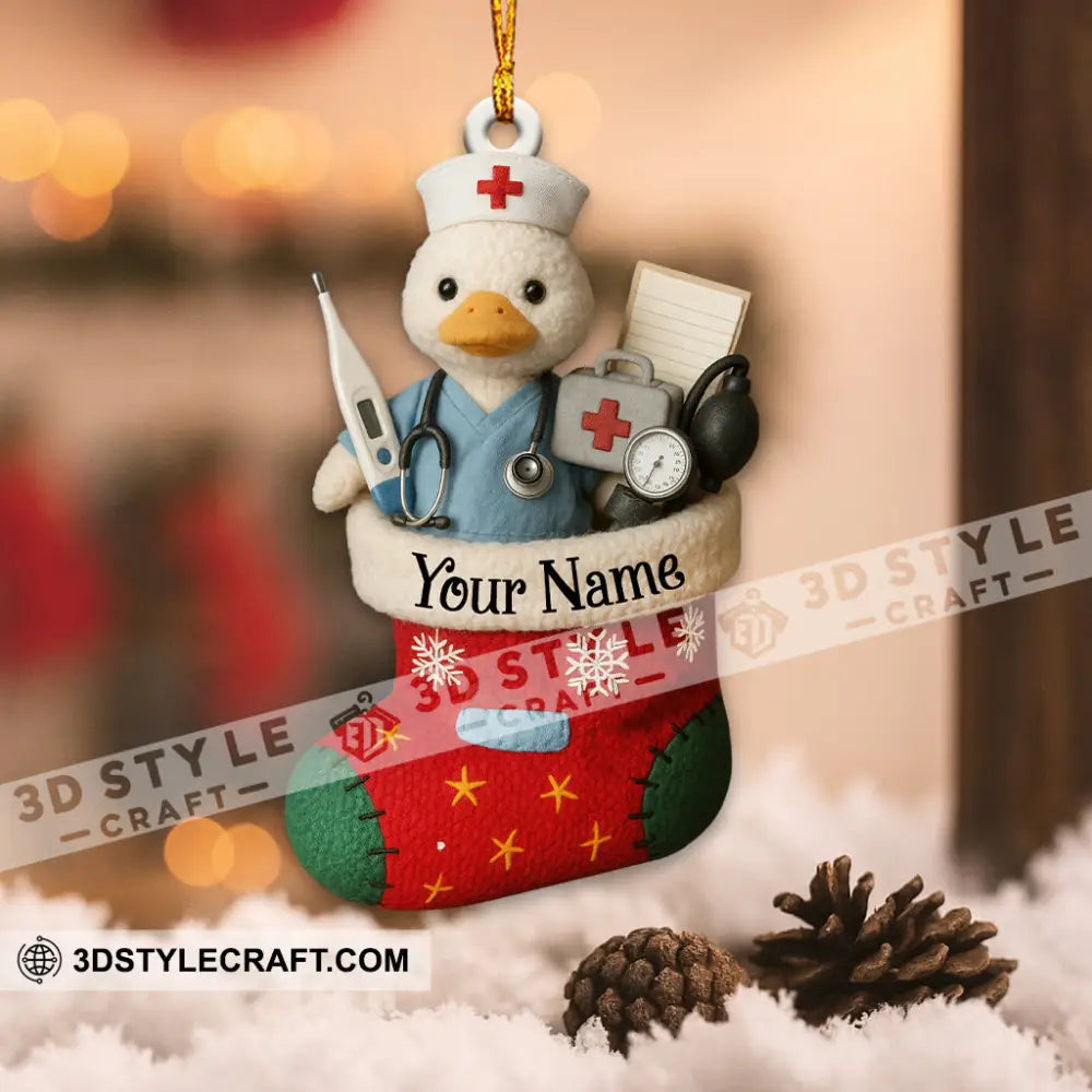 Healthcare Staff Home Decor Christmas Ornament Personalized Ornament Ornament