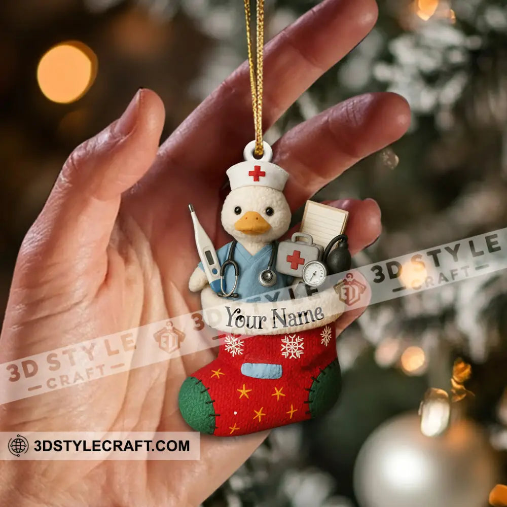 Healthcare Staff Home Decor Christmas Ornament Personalized Ornament Ornament