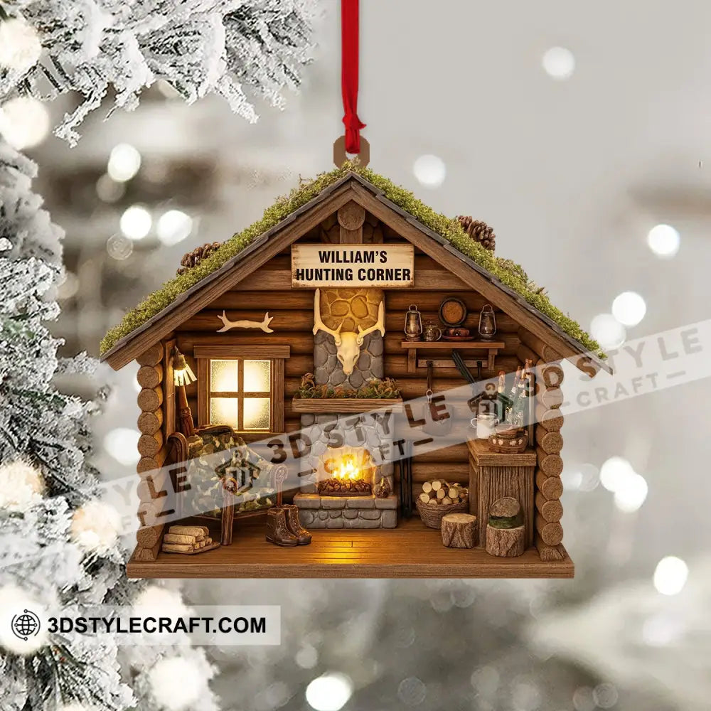 Hunting Corner Home Decor Christmas Ornament Personalized Ornament Ornament