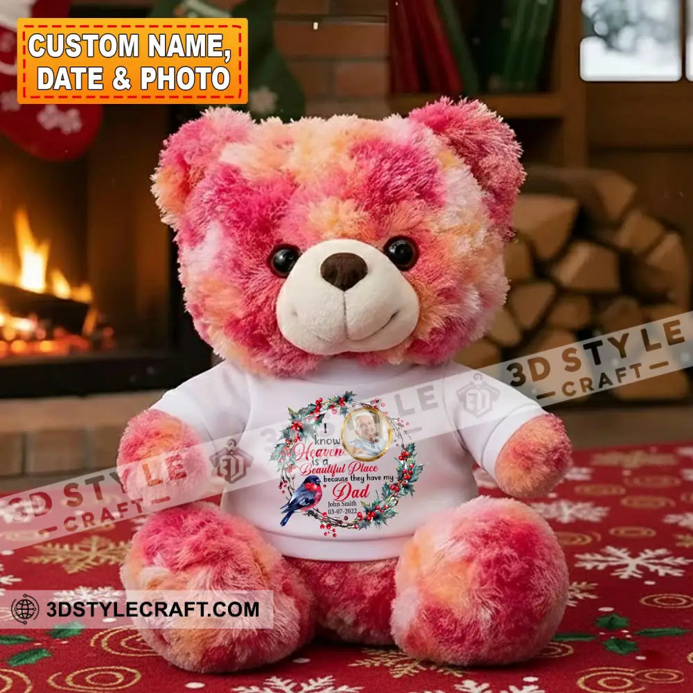 I Know Heaven Is A Beautiful Place Bear Personalized Teddy Bear Shirt Graduate Teddy Bear Shirt