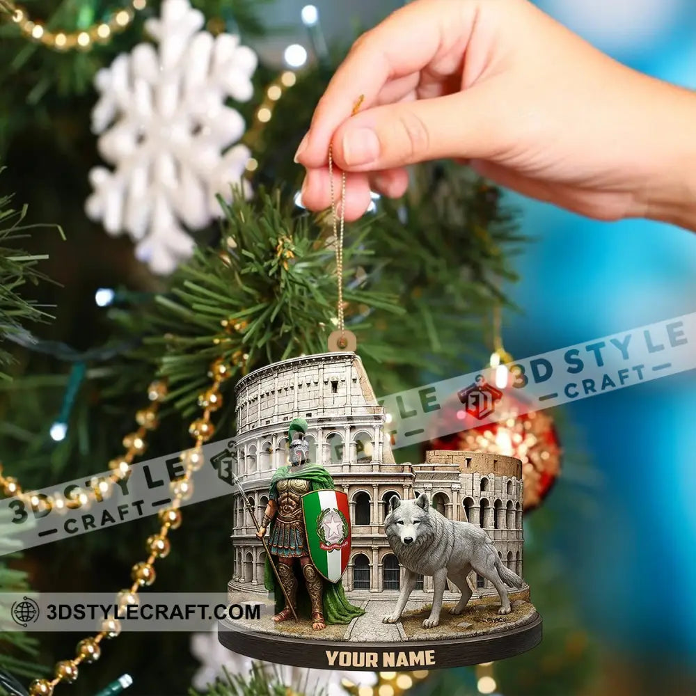 Italy Home Decor Christmas Ornament Personalized Ornament Ornament
