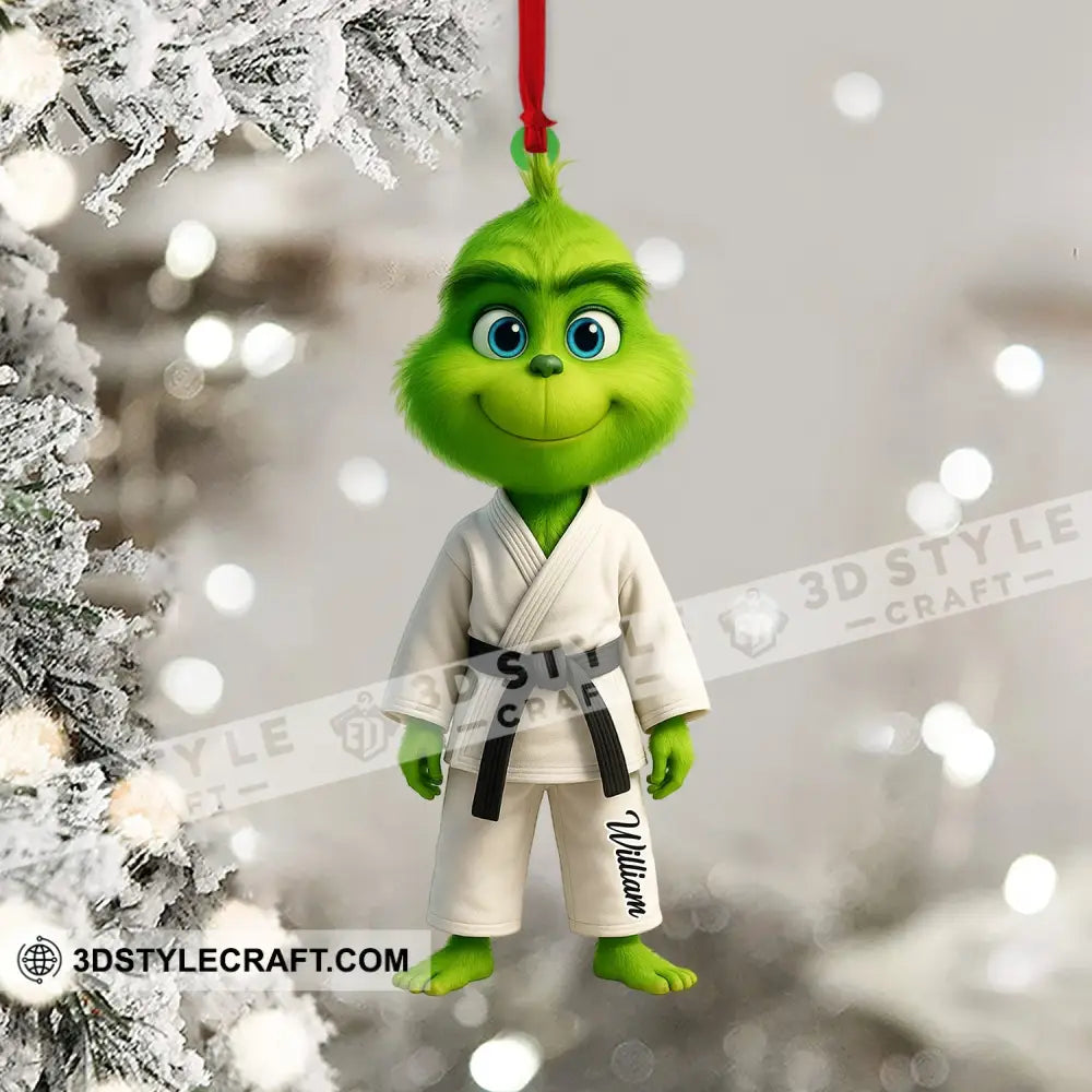 Judo Christmas Home Decor Christmas Ornament Personalized Ornament Ornament