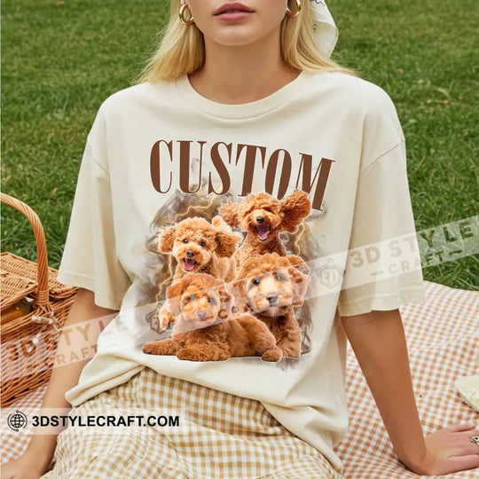 Kid And Adult T-Shirt - Custom Pet Lover T-Shirt, Custom Photo Collectible Gift style option 3