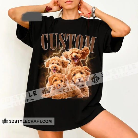 Kid And Adult T-Shirt - Custom Pet Lover T-Shirt, Custom Photo Collectible Gift style option 4