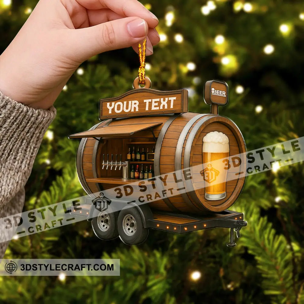 Let’s Drink Beer Home Decor Christmas Ornament Personalized Ornament Ornament